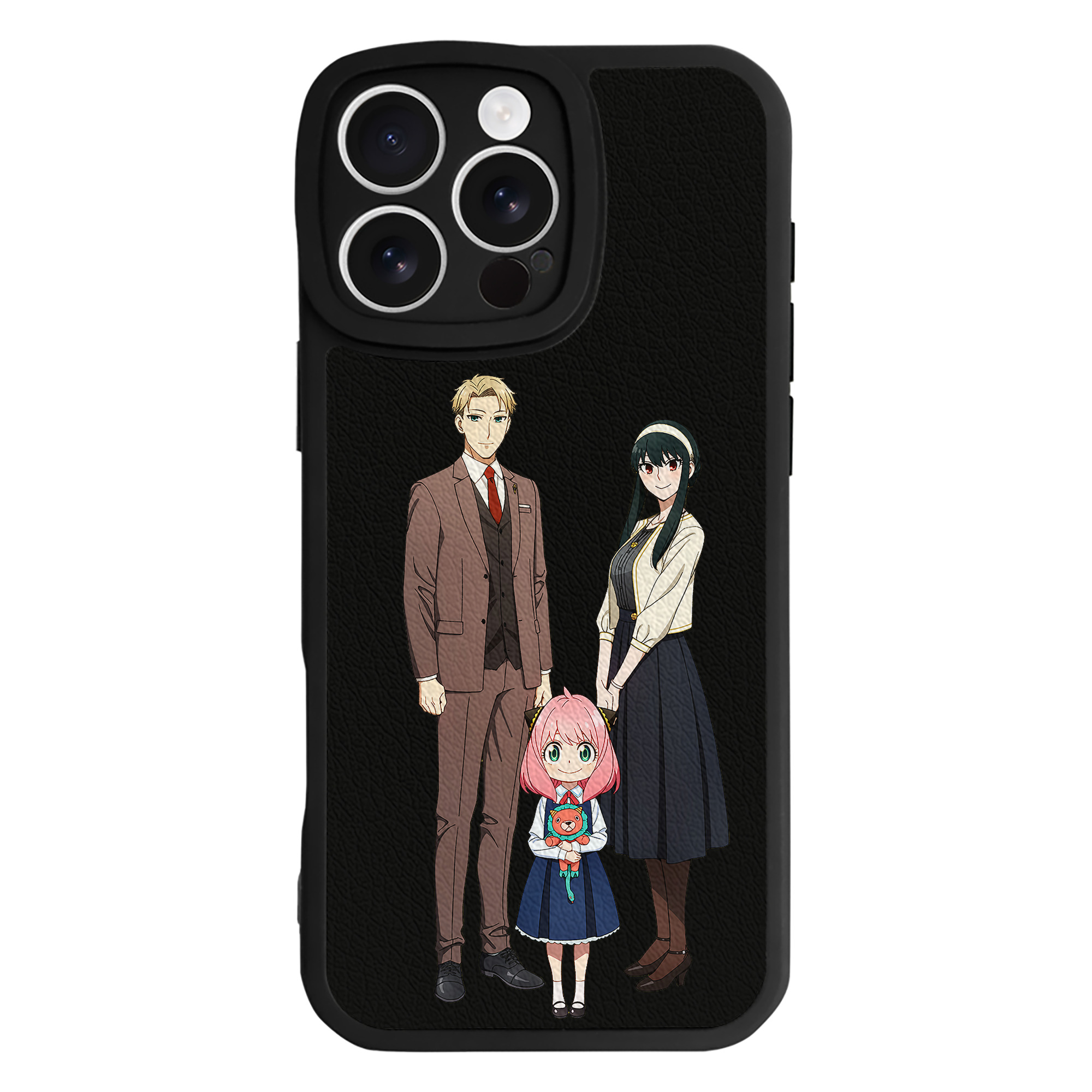 （画像用） SPY×FAMILY间谍家家酒 【iPhone 16シリーズ対応】シリコンスマホケース（レザー調） 材質：シリコン